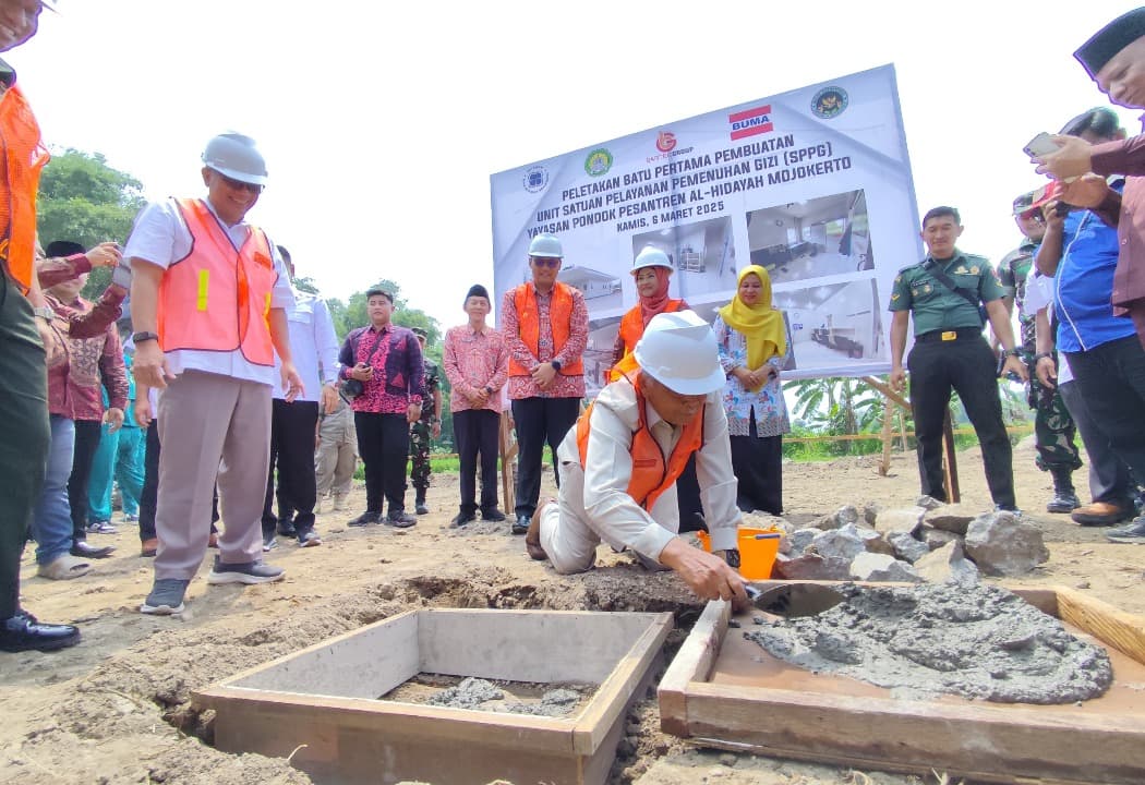 Sukseskan Program MBG, Ponpes Teknologi Alhidayah Mojokerto Bangun SPPG