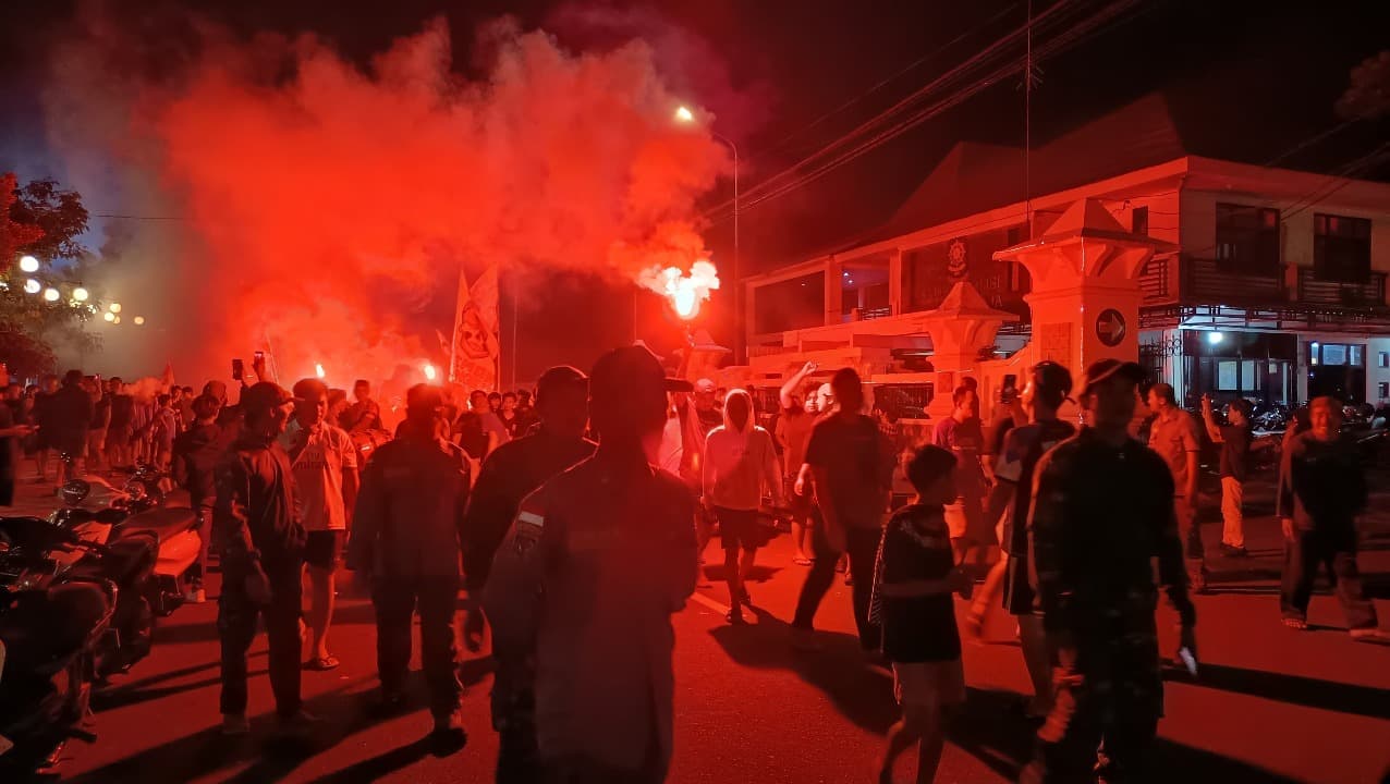 Ribuan Peserta Ronthek Gugah Sahur di Pacitan Turun ke Jalan Meriahkan Ramadan