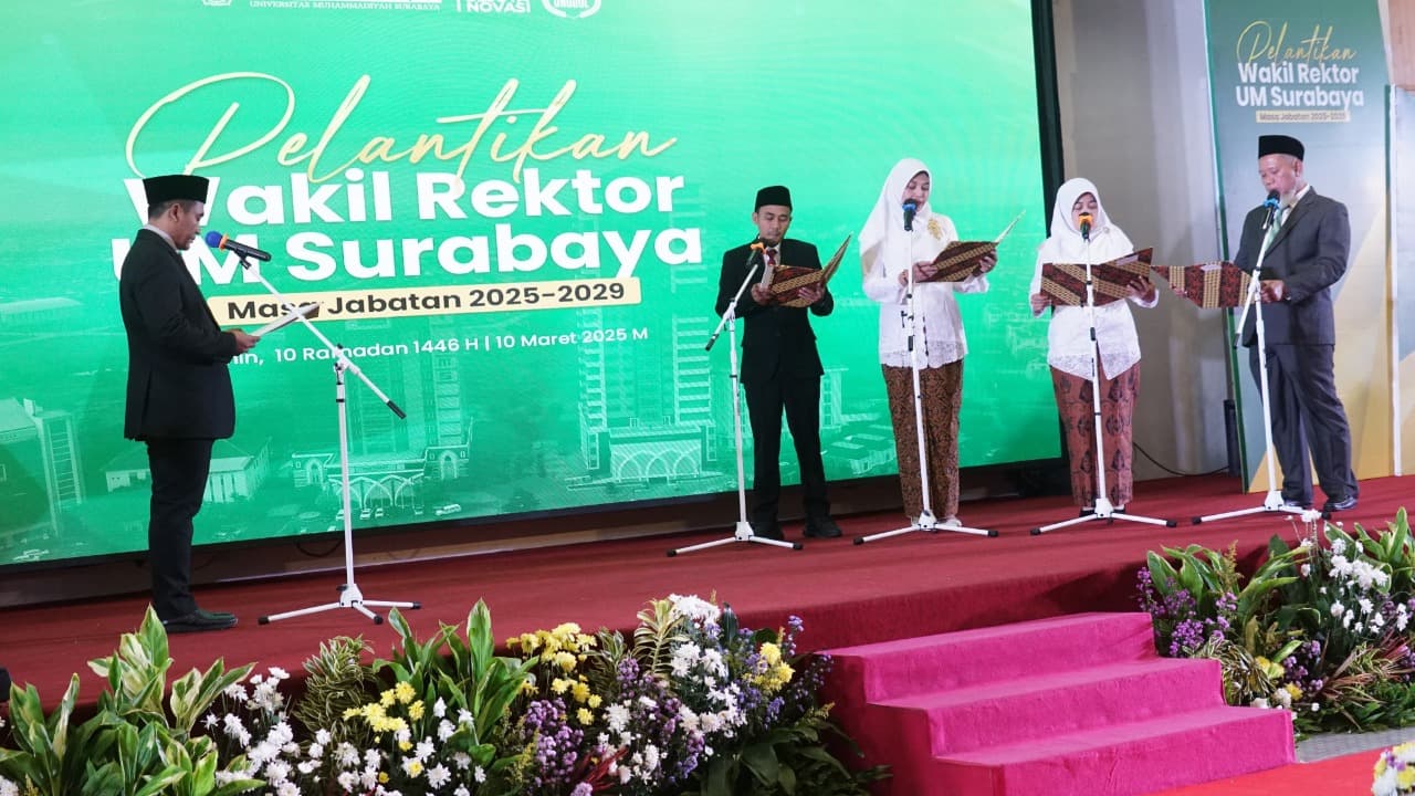 UM Surabaya Resmi Miliki Empat Wakil Rektor Baru, Fokus Transformasi Berkelanjutan