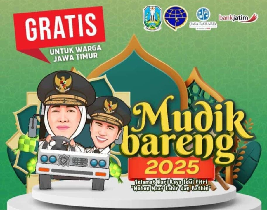 Pemprov Jatim Gelar Mudik Gratis Lebaran, Ini Jadwal, Rute dan Kuotanya