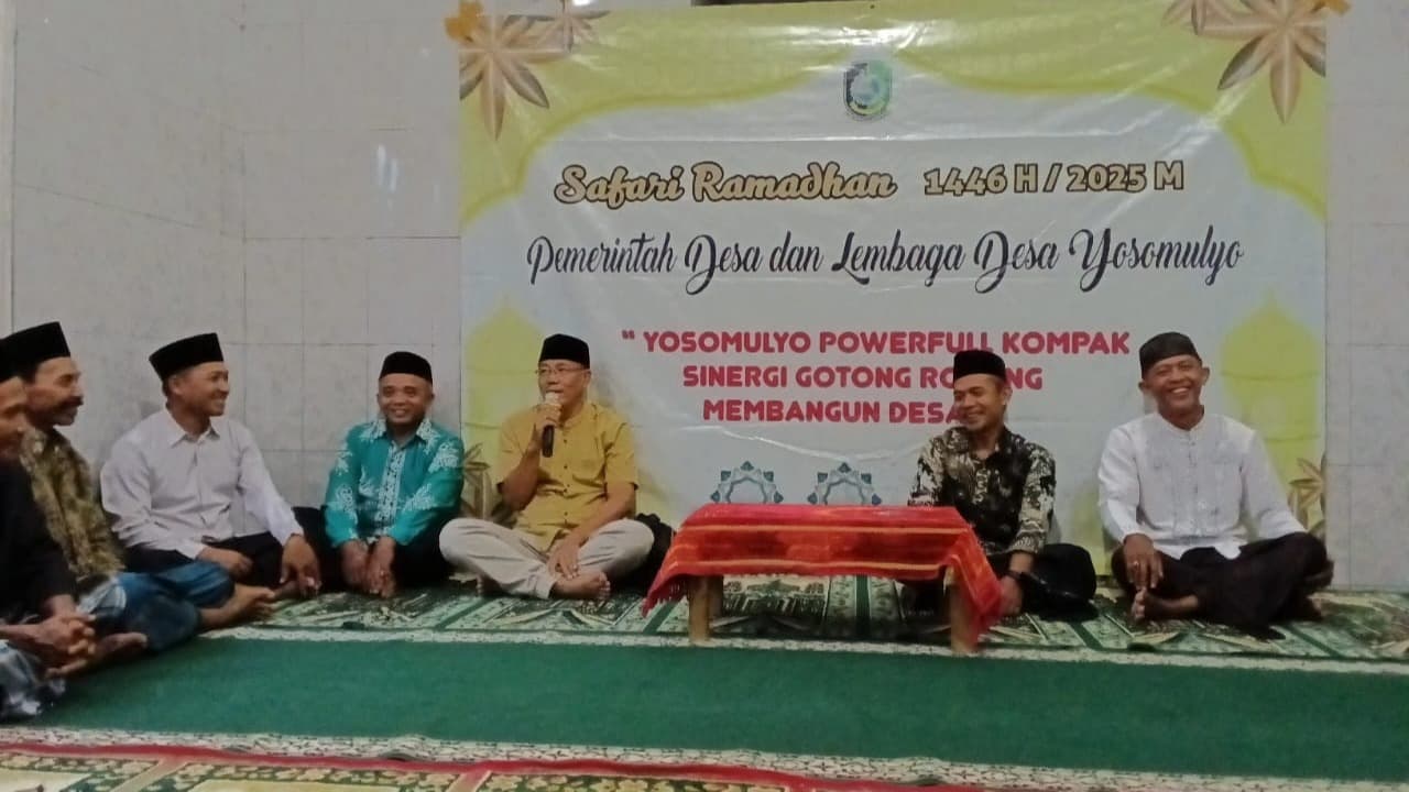 Pemdes Yosomulyo Gelar Safari Ramadhan Ke 3 di Mushola Al Makruf