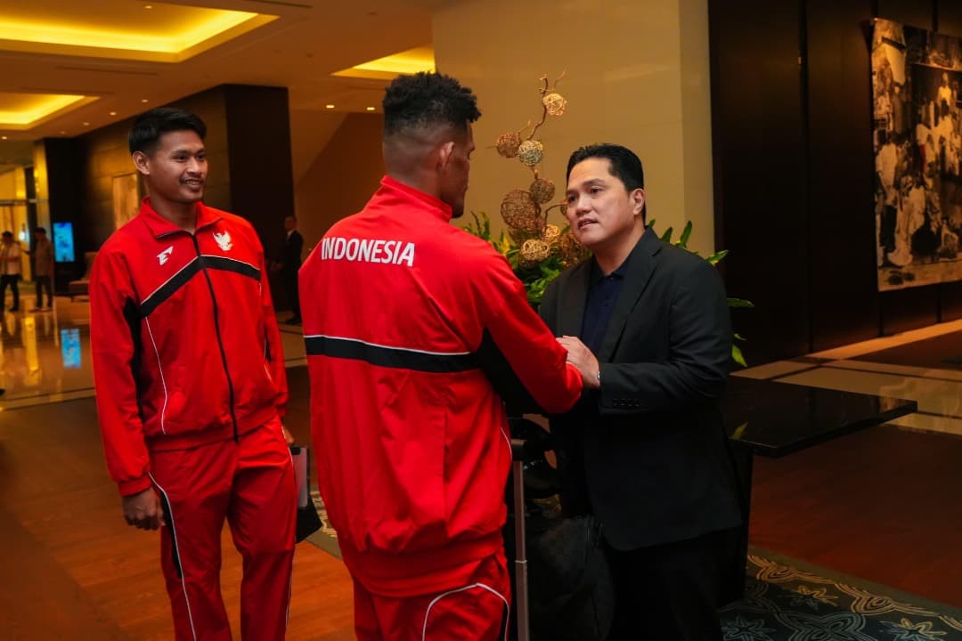 Dilepas Erick Thohir, Timnas Indonesia Boyong 8 Pemain ke Australia