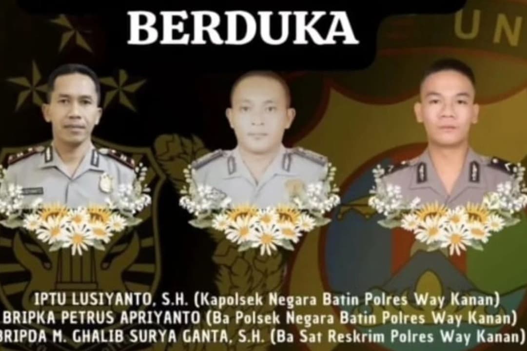 Fakta Penembakan 3 Polisi di Lampung, Gerebek Sabung Ayam hingga Keterlibatan Oknum TNI