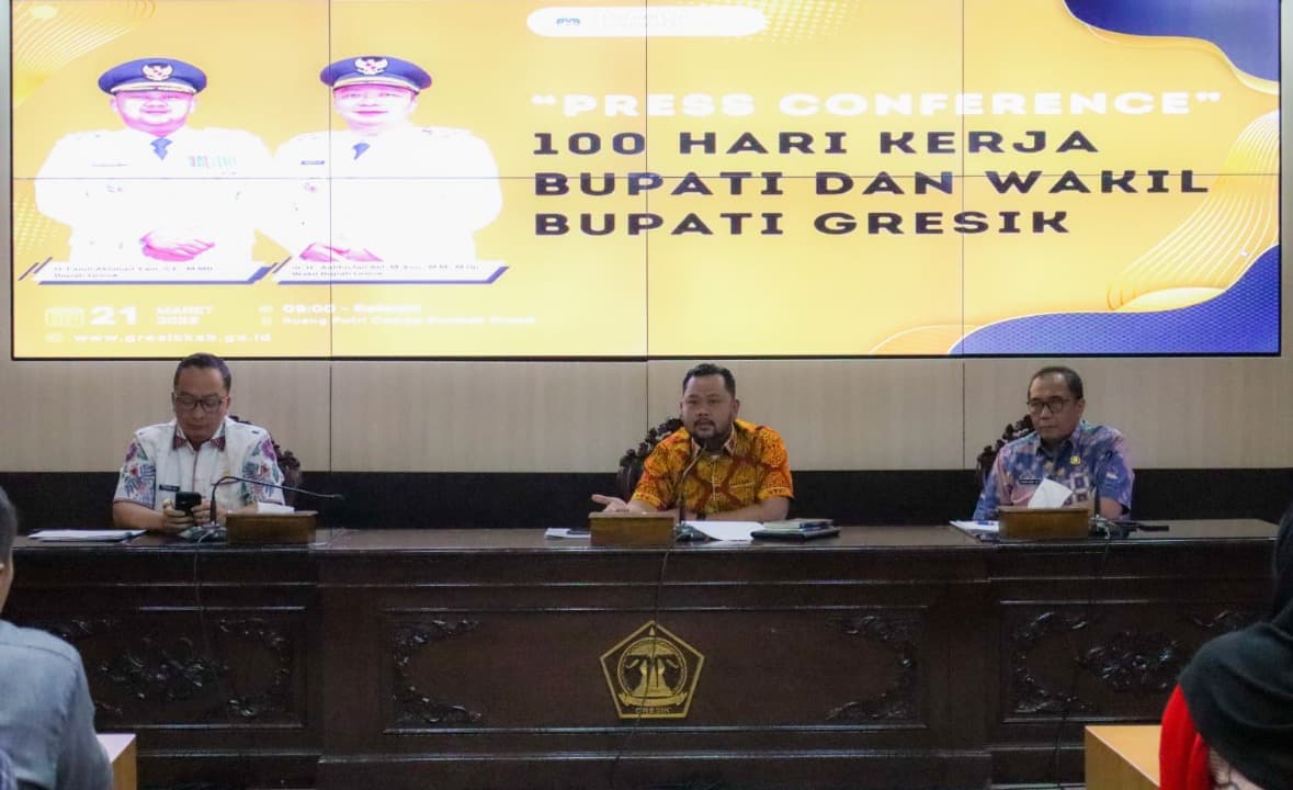 Bupati dan Wakil Bupati Gresik Luncurkan Program Quick Win 100 Hari Kerja