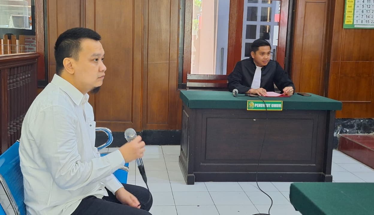 Sampaikan Pembelaan, Ivan Sugiamto Minta Dibebaskan,