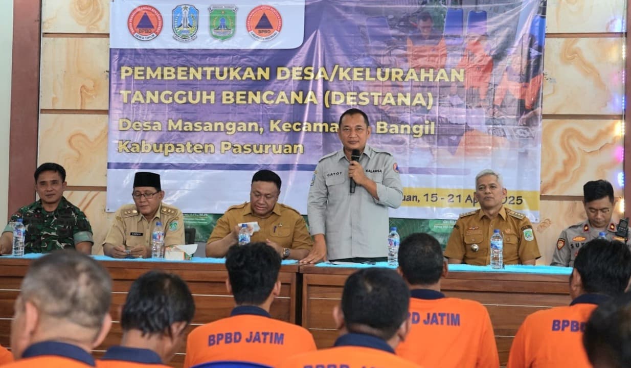 BPBD Jatim Dorong Pembentukan Destana untuk Siapkan Warga Tangguh Bencana