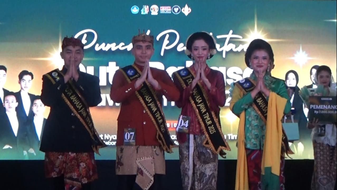 Akhdan dan Almasta Terpilih Sebagai Duta Bahasa Jatim 2025
