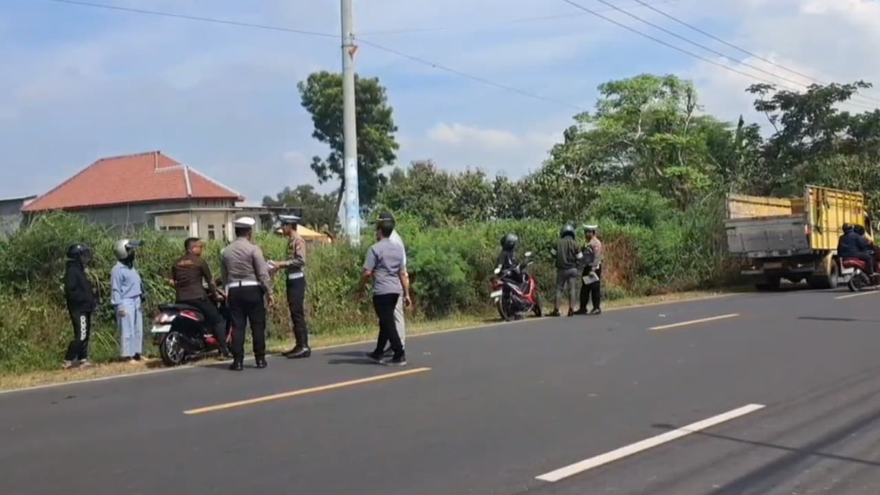 Puluhan Motor di Sampang Terjaring Razia Pajak Kendaraan