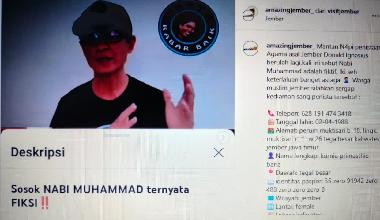 Viral, Mantan Napi Penista Agama Sebut Nabi Muhammad Fiktif Berulah Kembali
