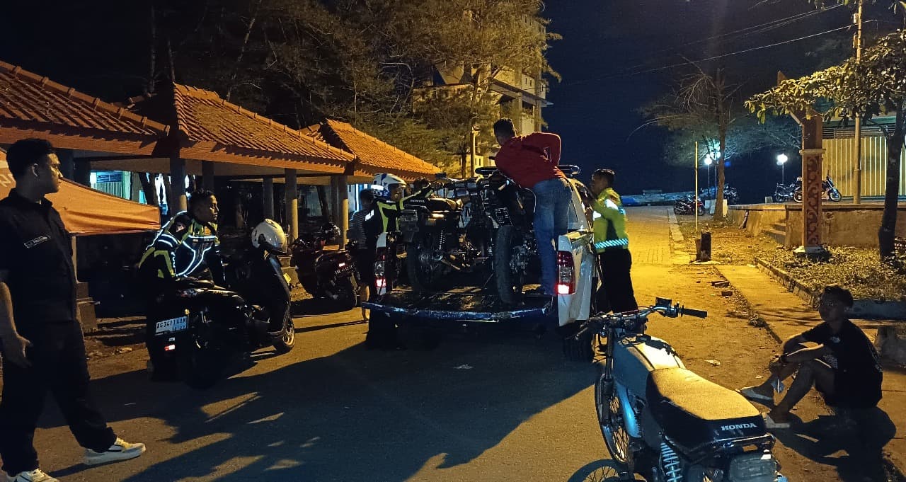 Puluhan Motor Terjaring Razia Cipta Kondisi, Didominasi Knalpot Brong dan Terindikasi Balap Liar