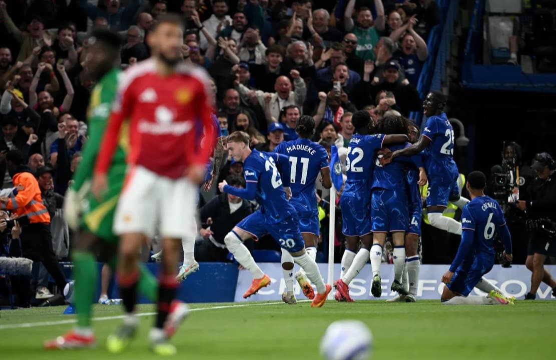 Hasil Liga Inggris: Chelsea Bekuk Manchester United, Aston Villa Tumbangkan Tottenham Hotspur