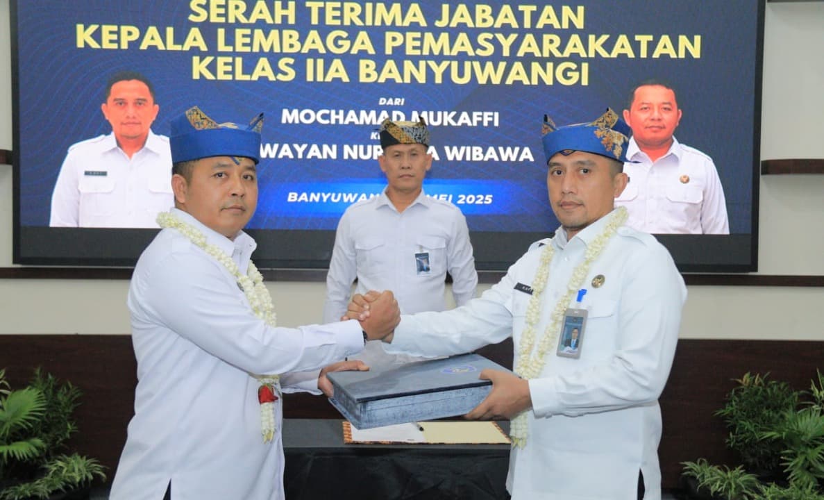Pucuk Pimpinan Lapas Kelas IIA Banyuwangi Berganti