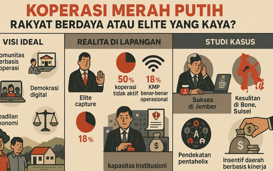 Koperasi Merah Putih: Rakyat Berdaya atau Elite yang Kaya?