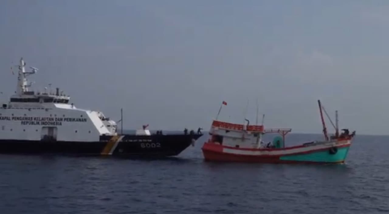 Dirjen PSDKP Pimpin Penangkapan Dua Kapal Ikan Asing