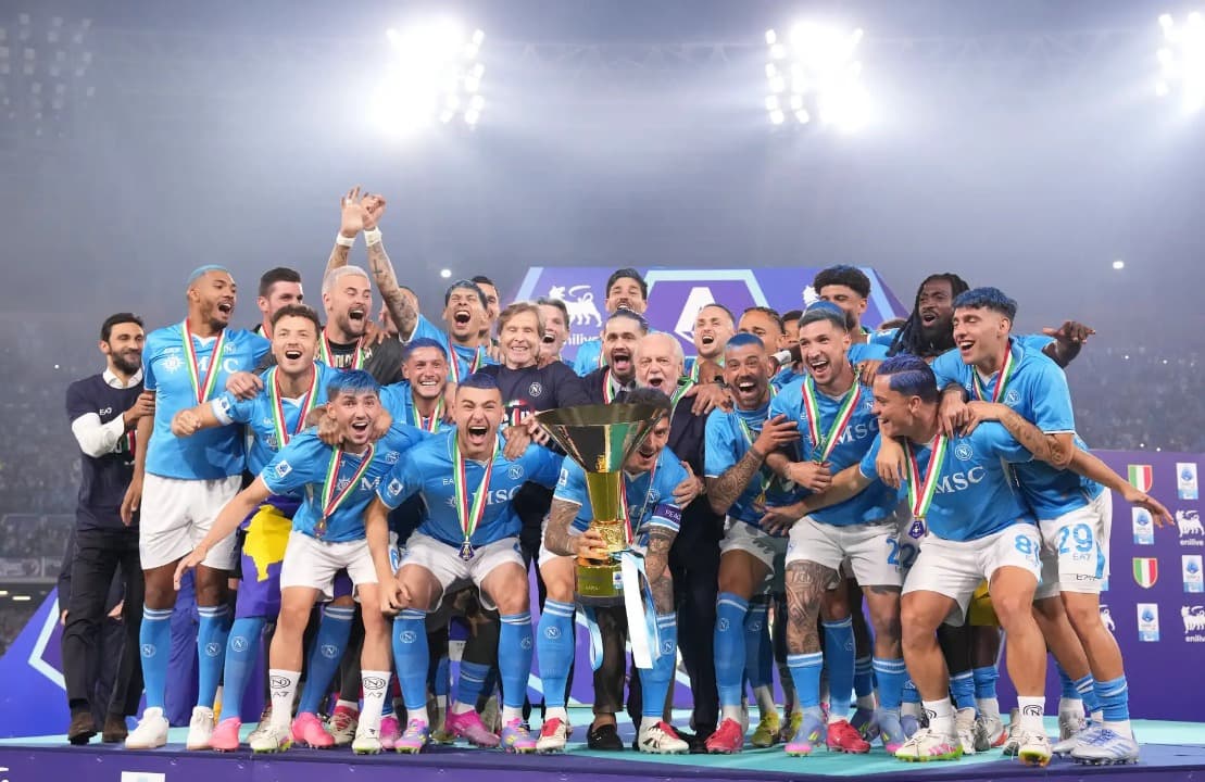 Napoli Segel Gelar Juara Liga Italia 2024/2025, Raih Scudetto Keempat Sepanjang Sejarah