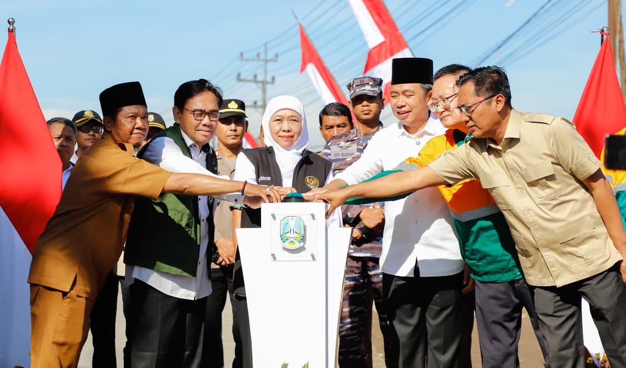 Gubernur Khofifah Canangkan Pembangunan Jalan Rambipuji–Puger Sepanjang 7,5 KM Senilai Rp24 Miliar