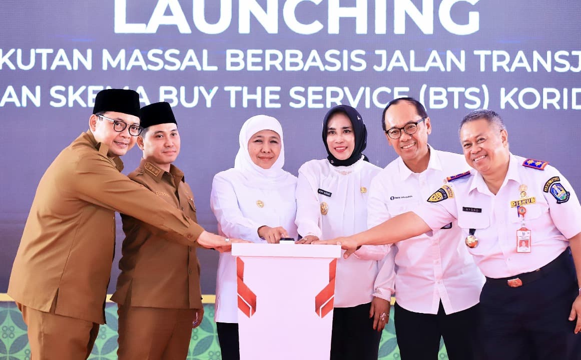 Gubernur Khofifah Resmi Luncurkan Bus Trans Jatim Koridor VI Mojokerto–Sidoarjo, Jawab Aspirasi Buruh Ngoro