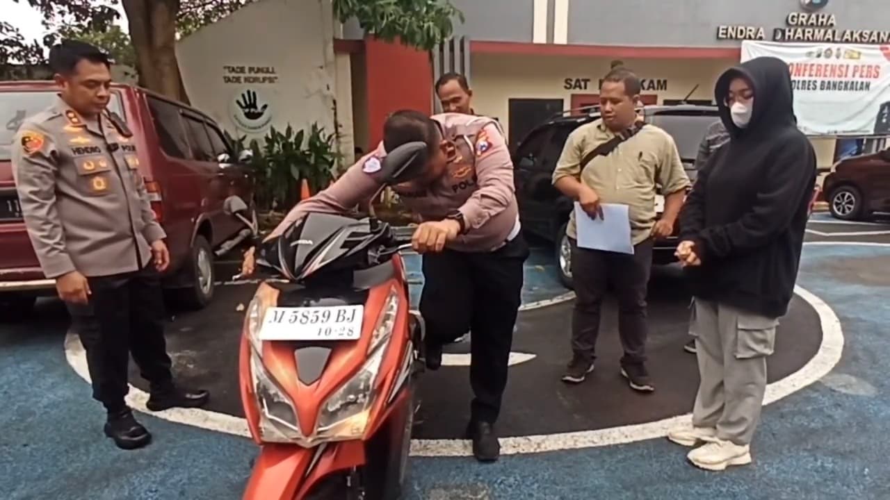 Hilang 2 Tahun, Motor Mahasiswi Surabaya Ditemukaan saat Razia di Bangkalan