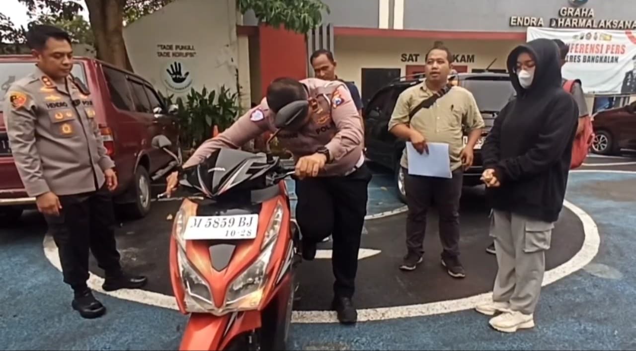 Motor Milik Mahasiswi Asal Banyuwangi yang Hilang 2 Tahun Ditemukan di Bangkalan