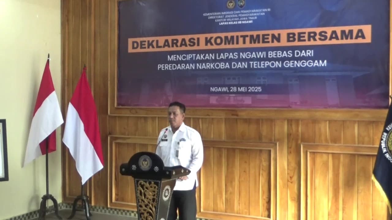 Lapas Ngawi Tegaskan Komitmen Berantas Narkoba dan HP Ilegal
