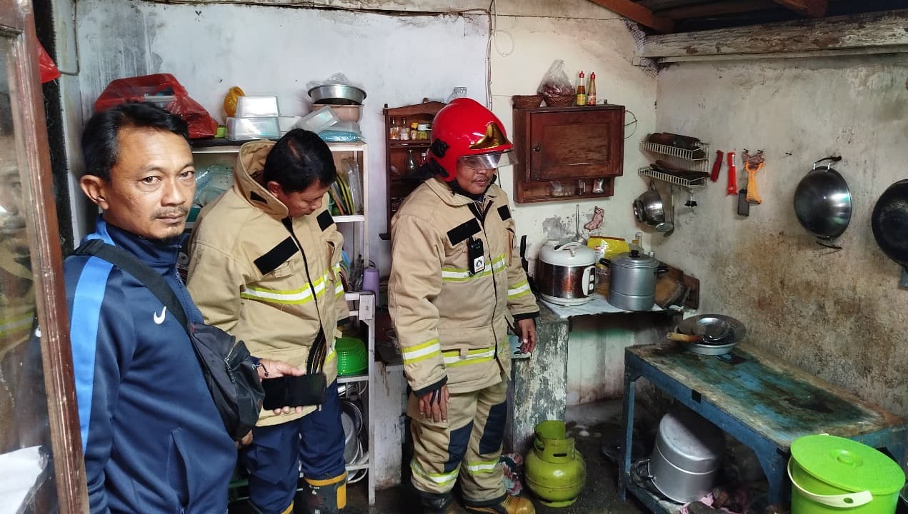 Akibat Kebocoran Gas Elpiji Rumah di Banyuwangi Nyaris Terbakar
