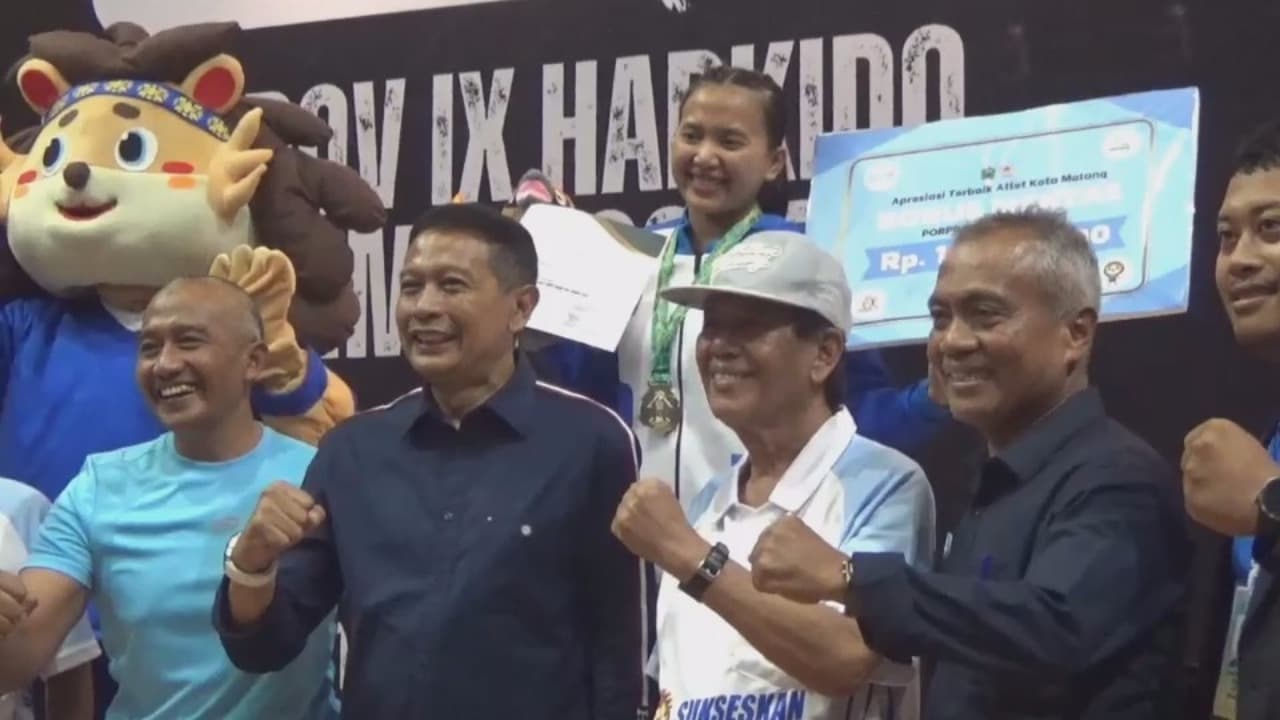 Raih Enam Emas Perdana di Porprov, Atlet Malang Diguyur Bonus Rp10 Juta dari Wali Kota