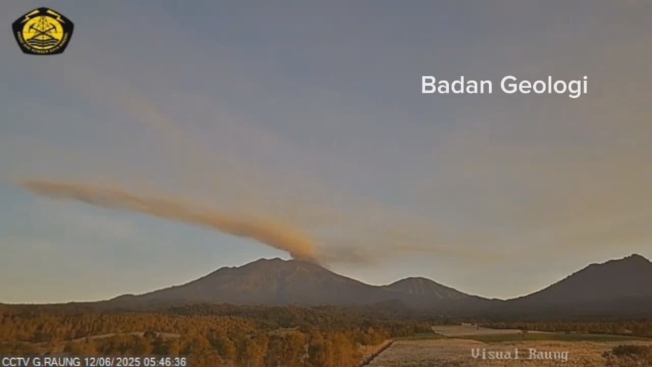 Awas! Erupsi Gunung Raung Semakin Aktif, Warga Diminta Waspada