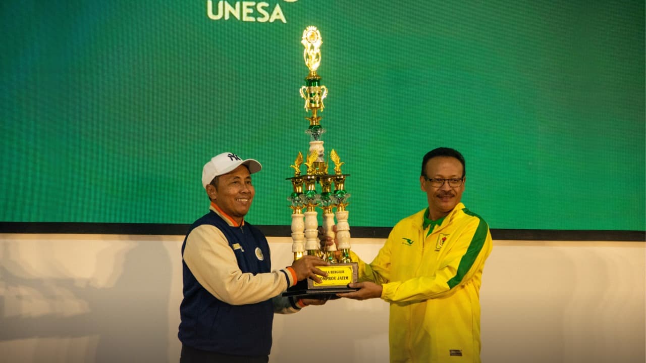 Unesa Kembali Raih Juara Umum Pomprov III Jatim, UM dan UB Tempati Posisi 3 Besar