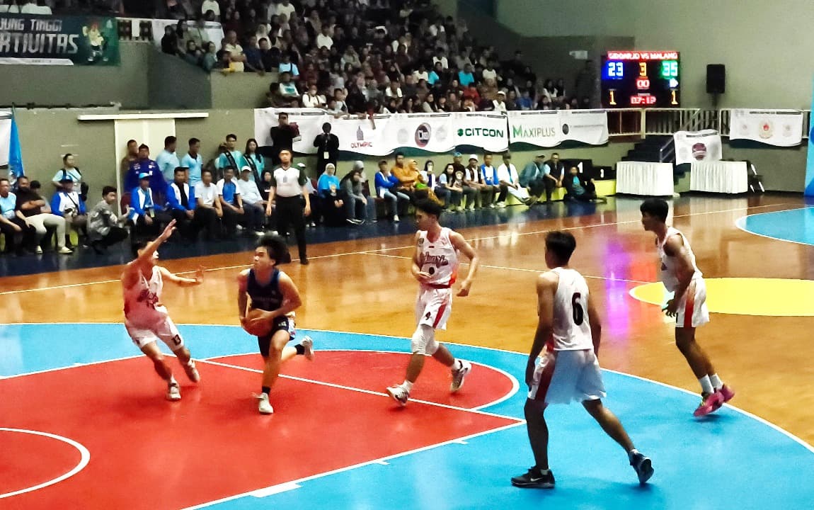 Menang Atas Sidoarjo Kota Malang Tatap Final Basket Porprov IX Jatim