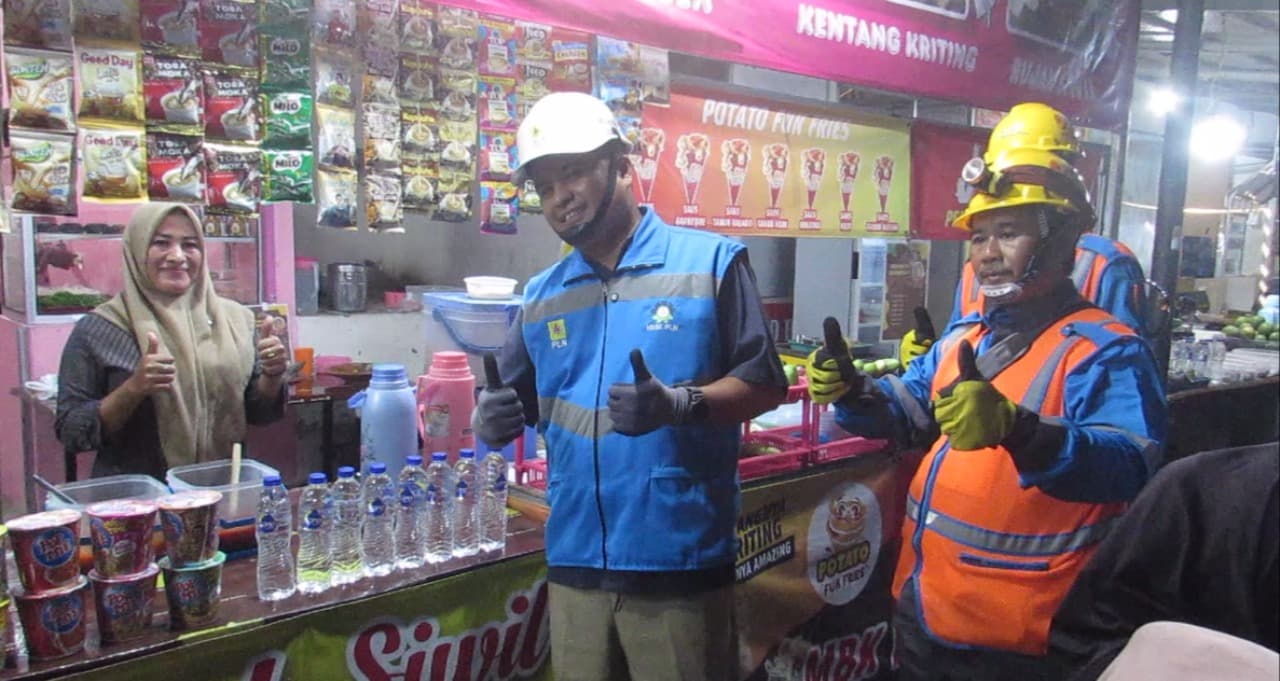 PLN UP3 Madura Cek Keandalan Listrik Food Colony Pamekasan, Dukungan Penuh untuk UMKM