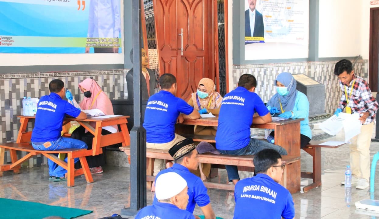 Deteksi dan Cegah Adanya Penularan HIV Lapas Banyuwangi Intensifkan Mobile VCT bagi Warga Binaan