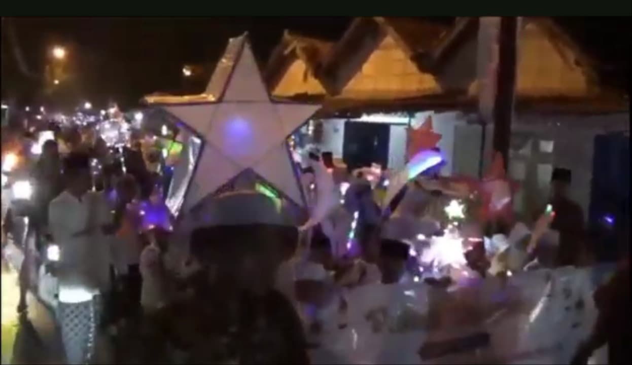 Pawai Lampion dan Obor, Semarakkan 1 Muharam di Bangkalan