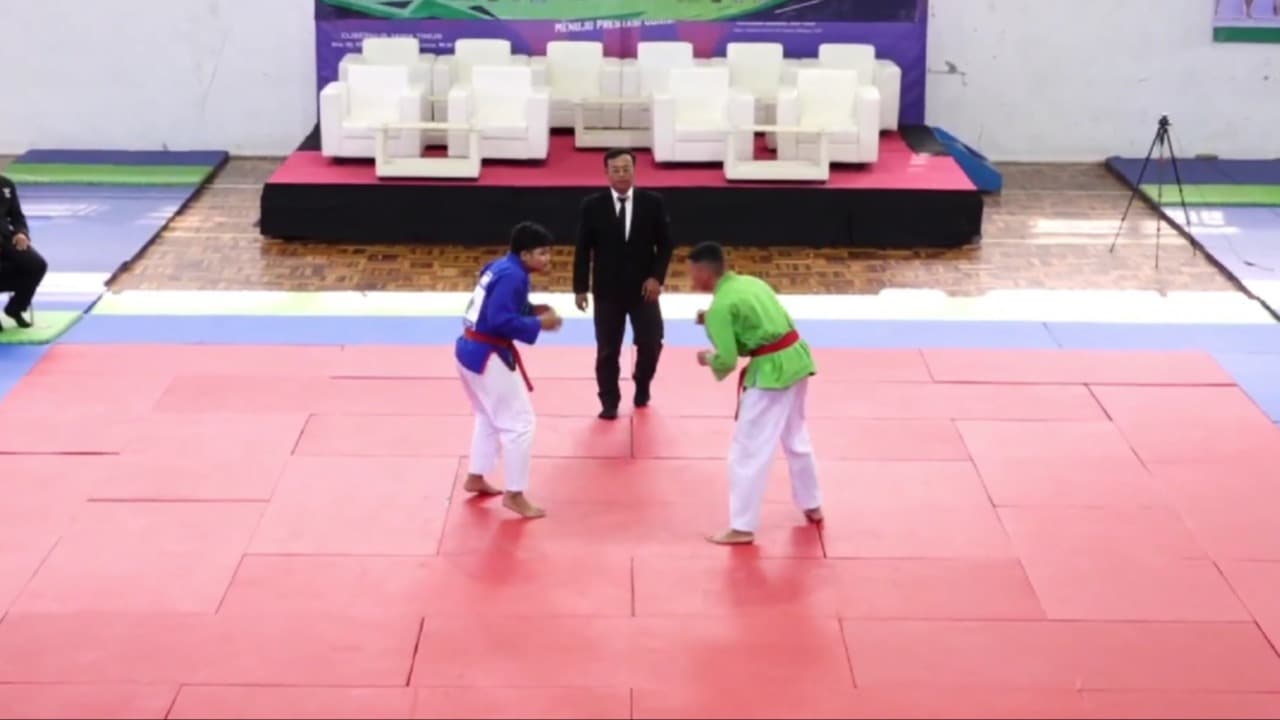 Kontingen Kabupaten Kediri Tambah Medali Perunggu dari Cabor Kurash di Porprov IX Jatim