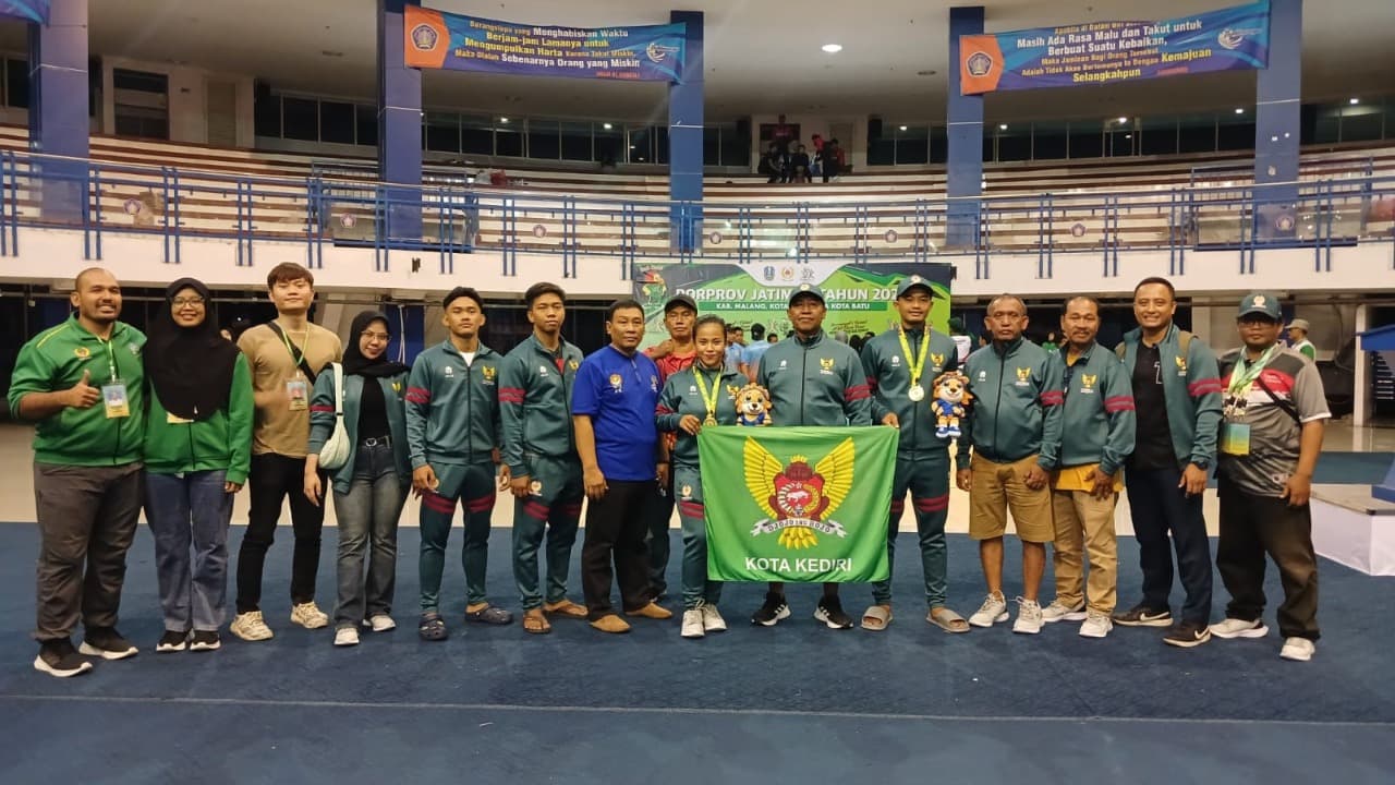 Kontingen Kota Kediri Kejar Posisi Tiga di Porprov Jatim IX 2025, Raih 92 Medali Sementara