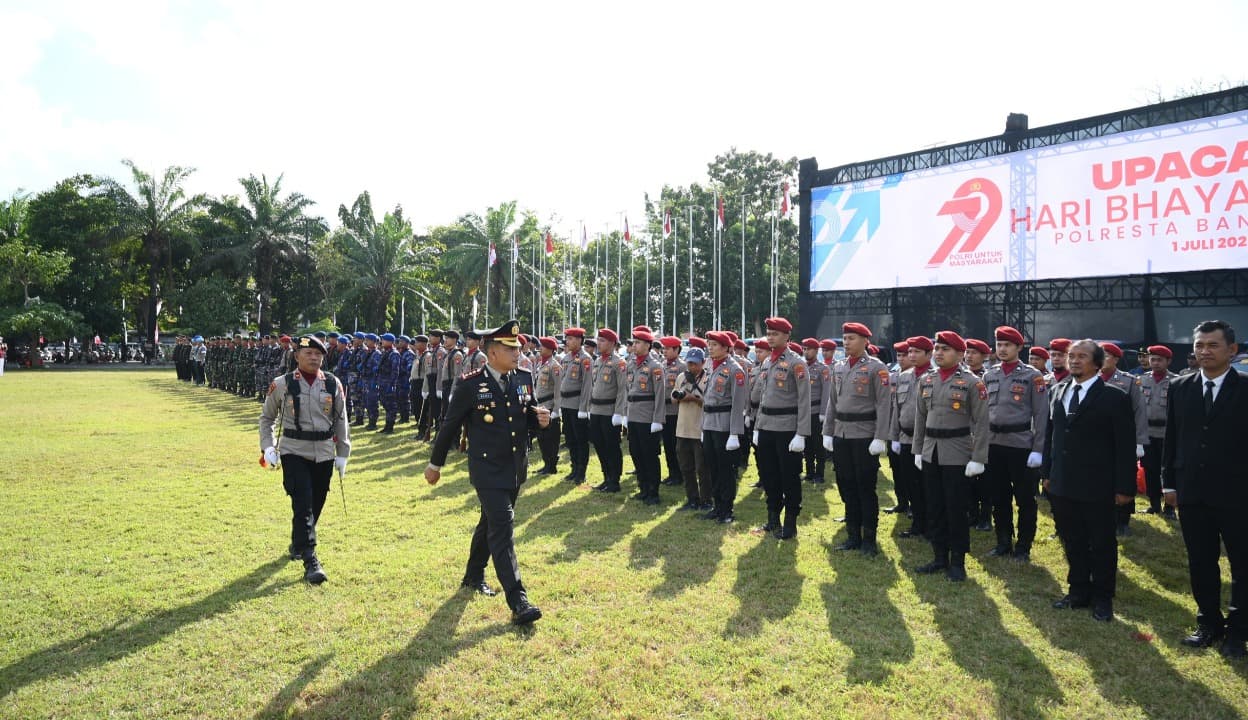 HUT Bhayangkara ke-79, Polresta Banyuwangi Terus Berbenah Berikan yang Terbaik untuk Masyarakat