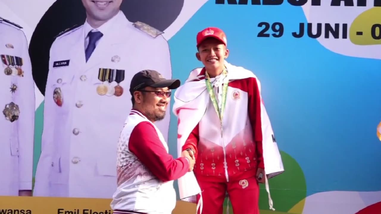 Atlet Modern Pentathlon Kabupaten Kediri Raih Medali Perak dan Perunggu di Porprov Jatim IX