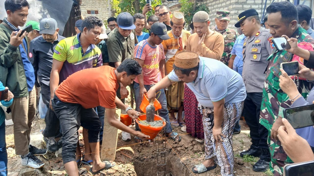 H. Her Kembali Bangun Rumah Layak Bagi Warga Miskin