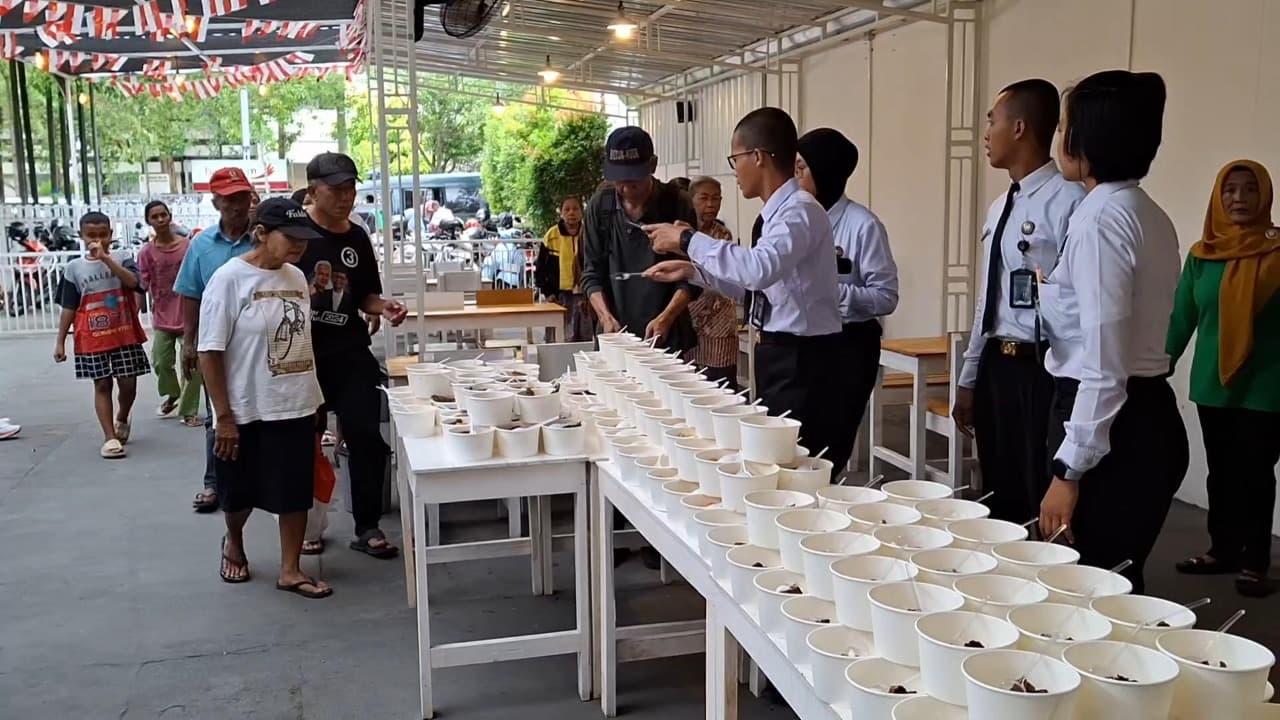 Jumat Berkah, Lapas Tulungagung Bagikan Ratusan Porsi Sarapan Gratis Setiap Pekan