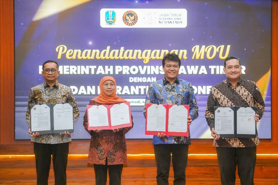 Pemprov Jatim-Barantin Teken MoU Dirikan Instalasi Karantina Terpadu Pertama