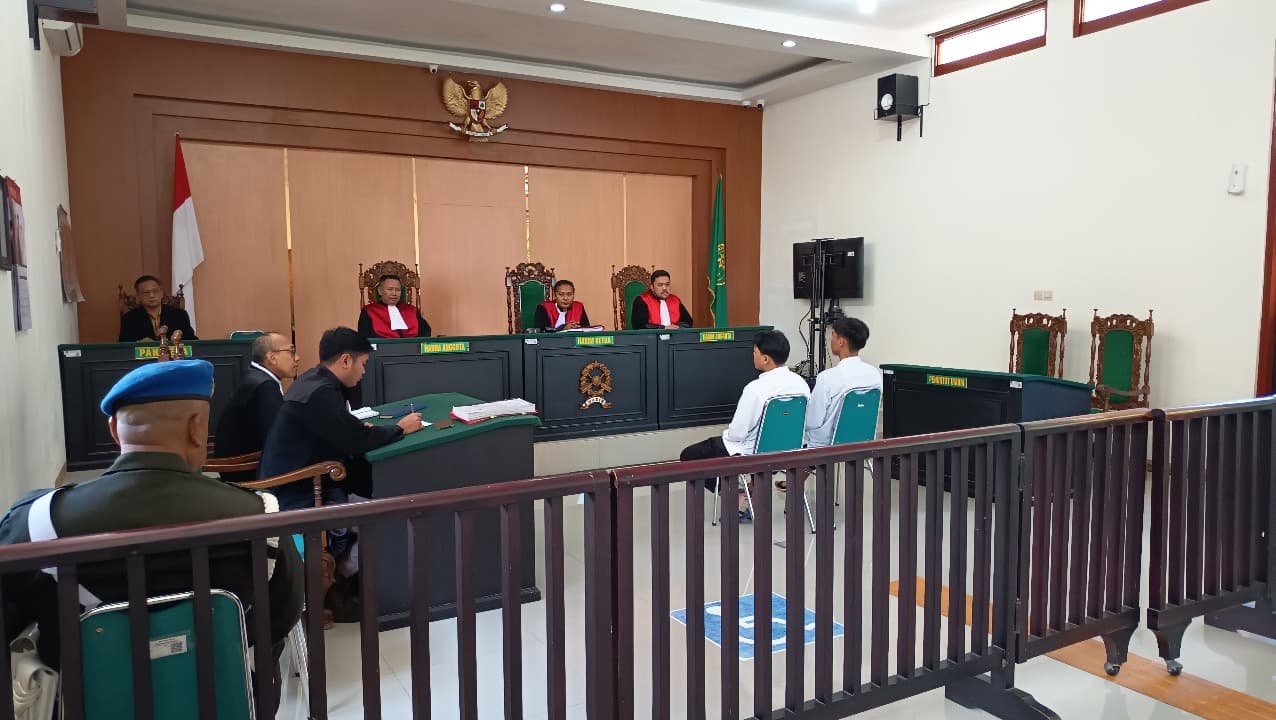 Sidang Dua Napiter Pengancam Polisi Didakwa Pasal Kombinasi