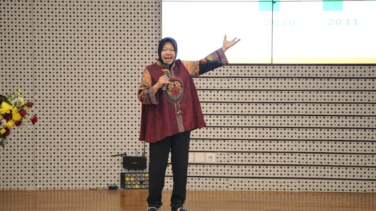 Melalui Sekolah Kepemimpinan, Risma Ajak Pemimpin ITS Bergerak Nyata