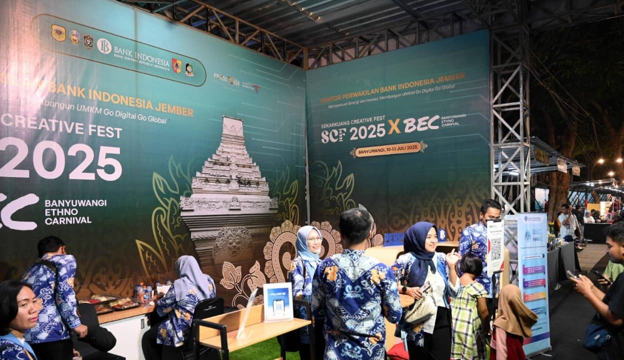 Selama Banyuwangi Ethno Carnival 2025 Total Omset UMKM Tembus Rp 1,2 Miliar Lebih