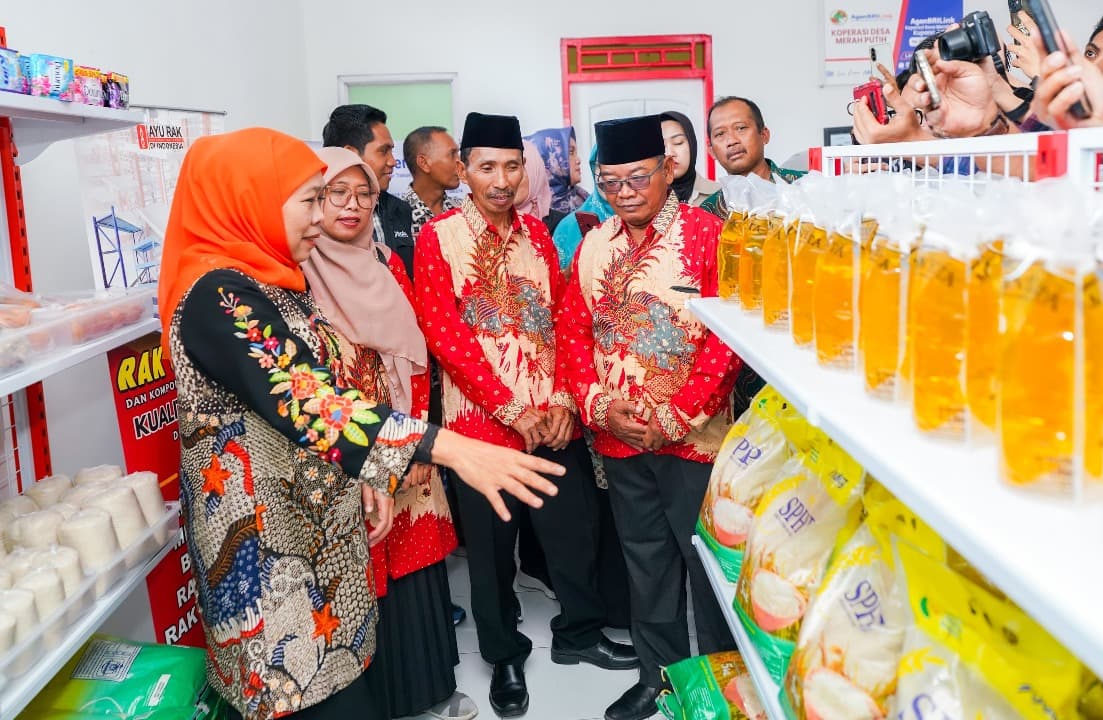 Gubernur Khofifah: KDMP Kupang Jabon Siap Beroperasi Jadi Mitra UMKM