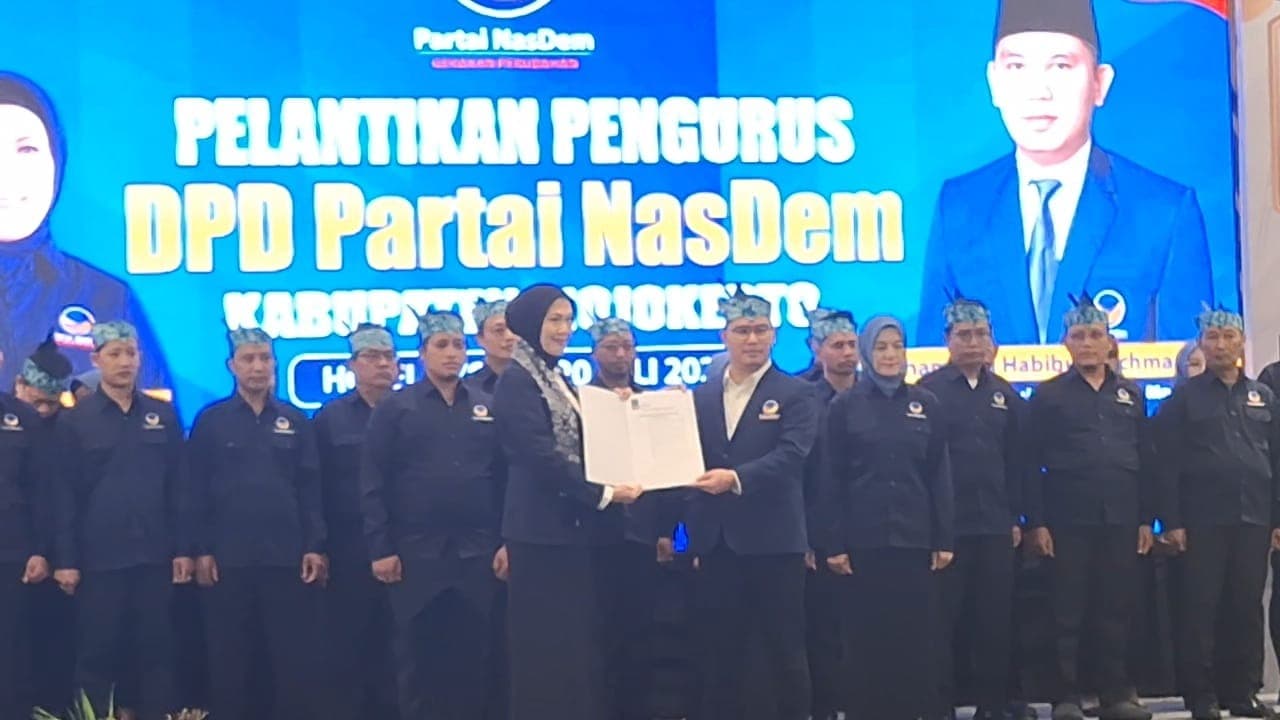 Gus Habib Resmi Pimpin DPD Partai NasDem Kabupaten Mojokerto