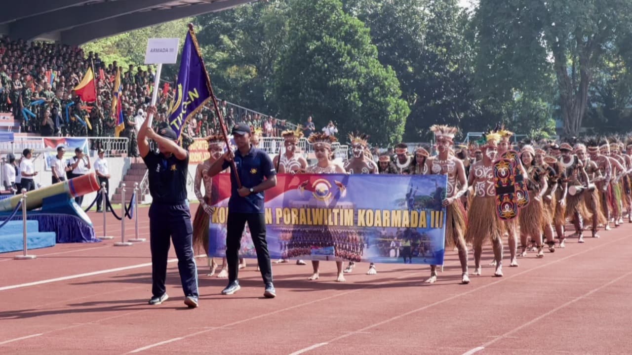 Porwiltim TNI AL 2025 Resmi Dibuka, 7 Kotama Bertanding Rebut 348 Medali