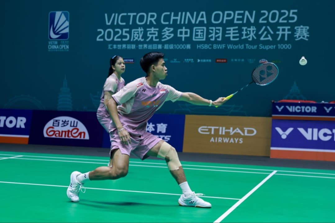 Hasil China Open 2025: Jafar/Felisha dan Rehan/Gloria ke Perempat Final, Jonatan Christie Terhenti