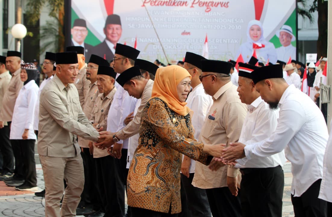 Pelantikan 38 HKTI se Jatim Diwarnai Pemecahan Rekor MURI