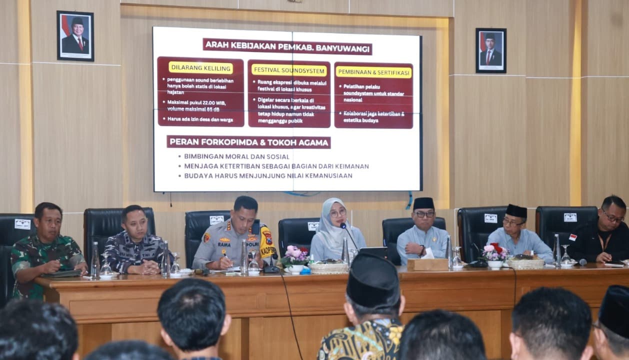 Forkopimda Banyuwangi Terbitkan Kesepakatan Atur Karnaval Hingga Sound Horeg