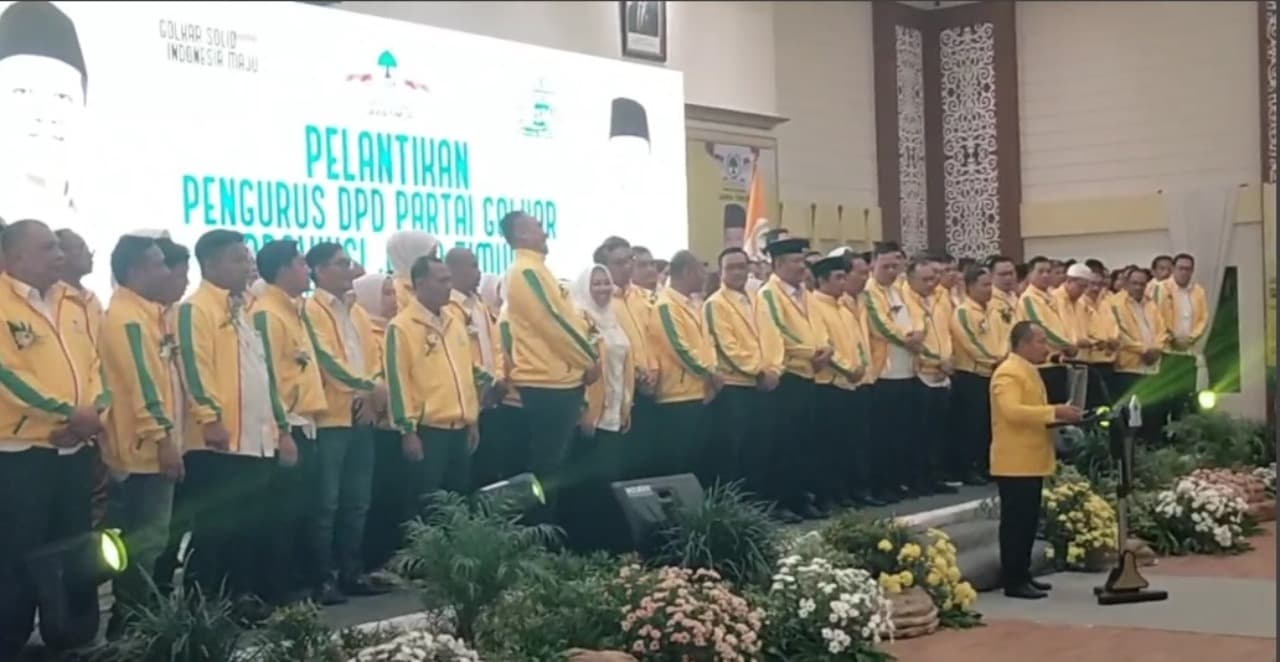 Pengurus Golkar Jatim Dilantik, Optimis Raih Kursi Lebih Banyak di Pemilu 2029
