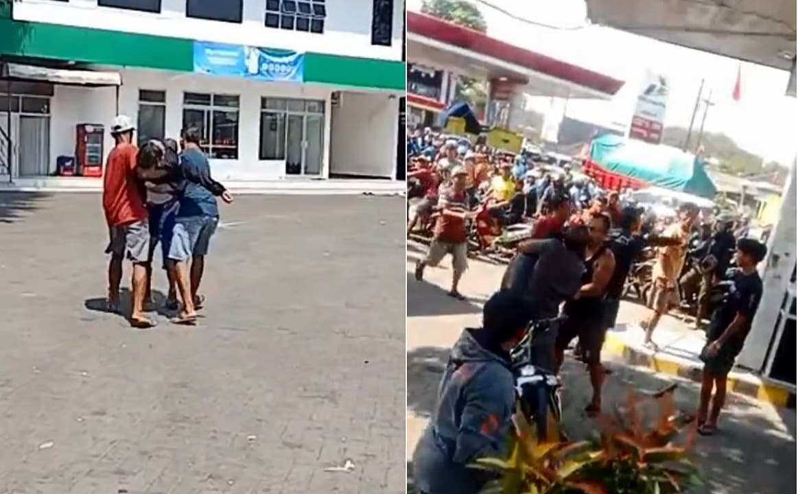 Distribusi BBM Terganggu, Warga Jember Pingsan hingga Berkelahi di SPBU